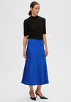 Selected Femme Lena Satin Midi Skirt, Surf the Web