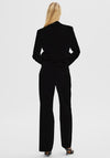 Selected Femme Rita Velva Wide Leg Trouser, Black