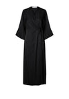 Selected Femme Tyra Wrap Maxi Dress, Black