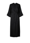 Selected Femme Tyra Wrap Maxi Dress, Black