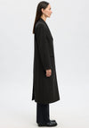 Selected Femme Fally Wool Blend Coat, Dark Grey