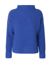 Selected Femme Selma Knit High Neck Jumper, Blue