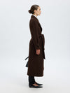 Selected Femme Madeline Manteco Coat, Brown