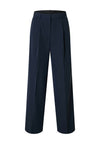 Selected Femme Fedora Wide Leg Trousers, Navy