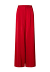 Selected Femme Leonore High Waist Wide Leg Trousers, Red