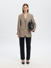 Selected Femme Melli Blazer, Beige