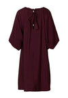 Selected Femme Yvette Tunic Short Dress, Wine