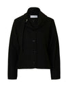 Selected Femme Darla Scarf Detail Jacket, Black