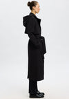 Selected Femme Aline Trench Coat, Black