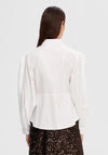 Selected Femme Vivi Fitted Shirt, Snow White