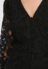 Selected Femme Tara Lace Maxi Dress, Black