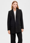 Selected Femme Rita Relaxed Long Blazer, Black