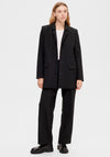 Selected Femme Rita Relaxed Long Blazer, Black