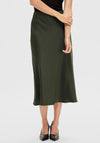 Selected Femme Lena Satin Midi Skirt, Duffel Bag