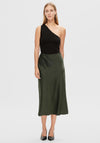 Selected Femme Lena Satin Midi Skirt, Duffel Bag