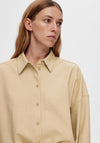 Selected Femme Mala Oversized Shirt, Cornstalk