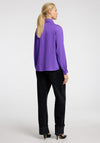 Selected Femme Cassia Scarf Neck Shirt, Purple
