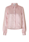 Selected Femme Ella Violet Jacquard Shirt, Pink