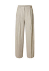 Selected Femme Vilka Wide Leg Tailored Trousers, Light Grey