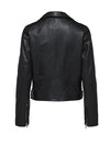 Selected Femme Katie Leather Jacket, Black