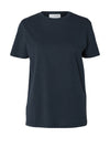 Selected Femme Essential T-Shirt, Navy