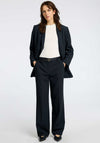 Selected Femme Rita Pinstripe Trousers, Navy