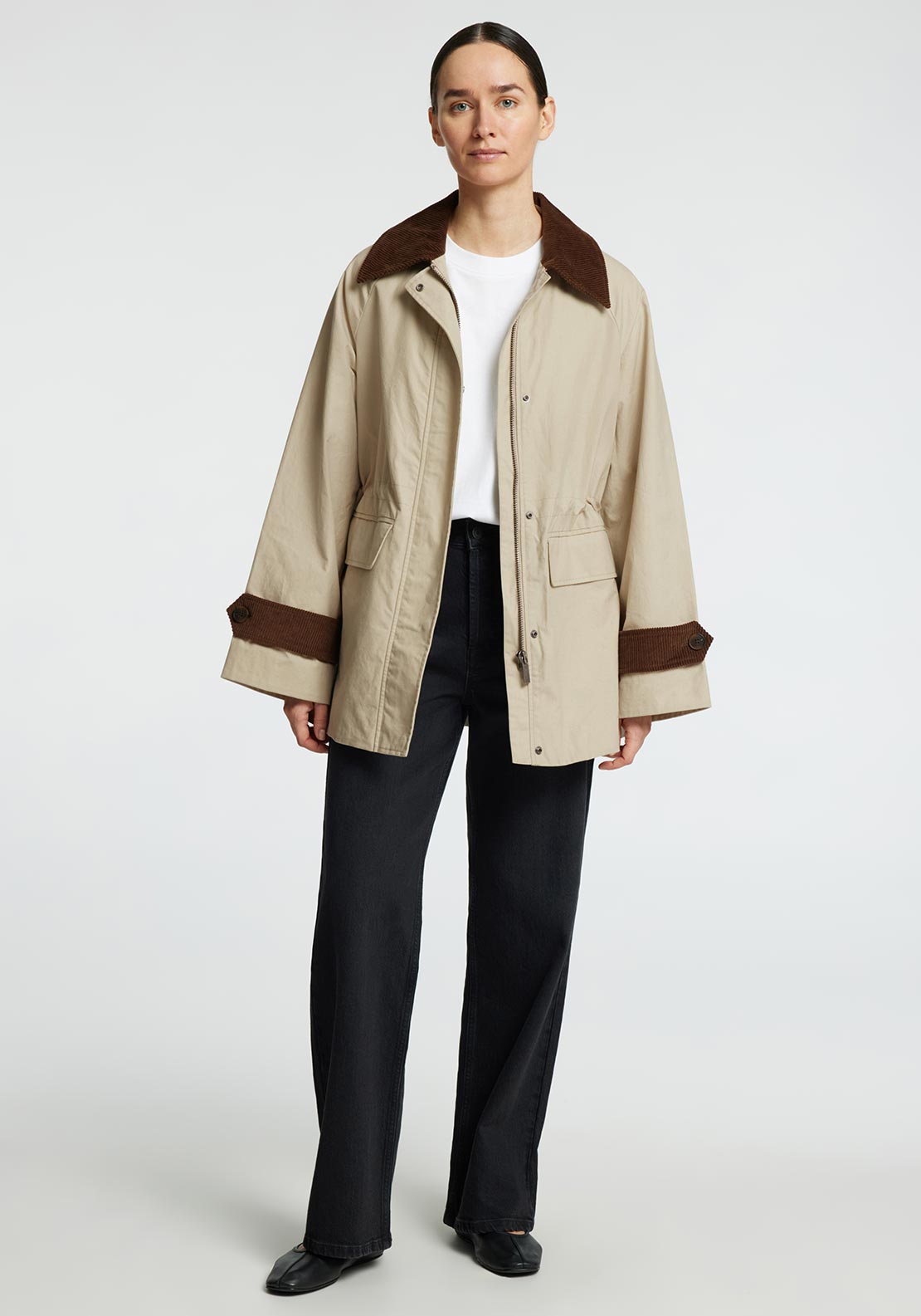 Selected Femme Wilma Heavy Jacket, Beige