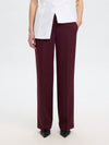 Selected Femme Rita Wide Leg Trousers, Wine