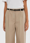 Selected Femme Merla Extra Wide Trouser, Medium Grey