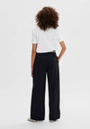 Selected Femme Merla Extra Wide Trouser, Dark Blue
