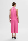Selected Femme Lena Halterneck Top, Phlox Pink