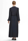 Selected Femme Susie Maxi Wrap Dress, Dark Sapphire