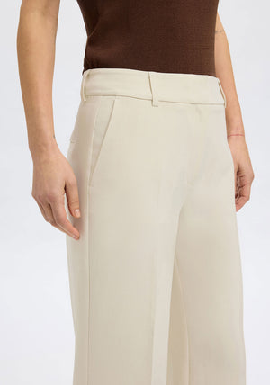 Selected Femme Rita Wide Leg Trousers, Beige