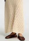 Selected Femme Niva Knit Skirt, Cream