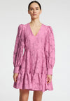 Selected Femme Calli Sadie Shirt V Neck Dress, Pink