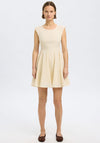 Selected Femme Maddie Textured A-Line Dress, Cream