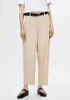 Selected Femme Merla Wide Leg Trousers, Humus