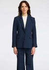 Selected Femme Rita Pinstripe Blazer, Navy