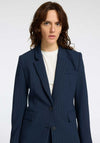 Selected Femme Rita Pinstripe Blazer, Navy