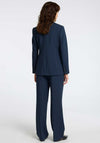 Selected Femme Rita Pinstripe Blazer, Navy