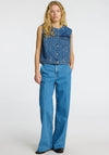 Selected Femme Rie Denim Waistcoat, Blue