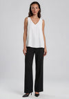 Selected Femme Wide Leg Trousers, Black