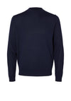 Selected Homme Town Mock Neck Sweater, Navy Blazer