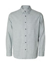 Selected Homme Owen Twist Shirt, Grey