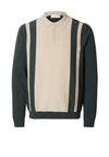 Selected Homme Matt Knit Polo Shirt, Green Gables