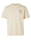 Selected Homme Relax Graphic T-Shirt, Fog