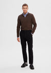 Selected Homme Miles 175 Slim Trousers, Black