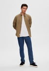 Selected Homme Owen Twist Shirt, Dark Earth