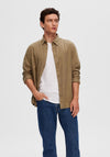 Selected Homme Owen Twist Shirt, Dark Earth