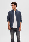 Selected Homme Owen Twist Shirt, Navy Blazer